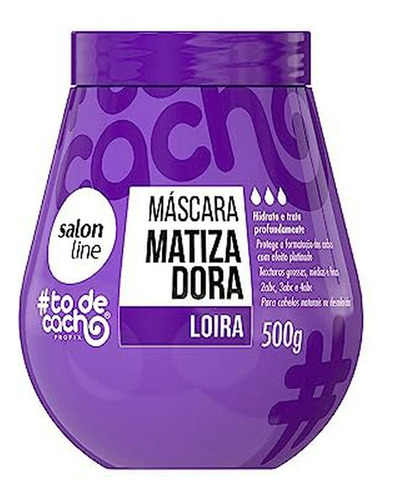 Mascarilla Matizadora Purple Toner Salon Line