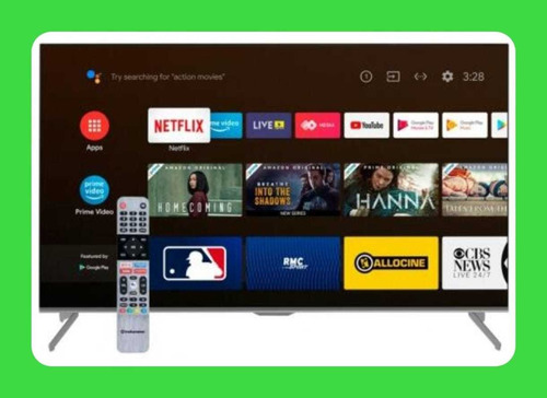 Tv Android 11.0 Indurama 32/43/58/65 4k Smart Soporte Tcl 