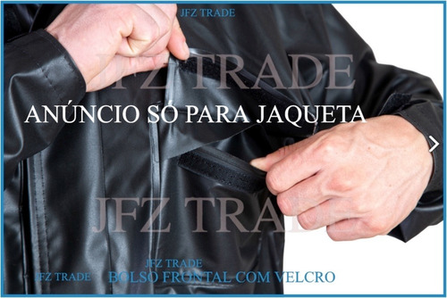 Jaqueta De Chuva Alba Europa Preto Todos Os Tamanho