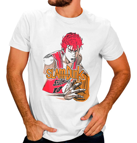 Playera Hanamichi Sakuragi Anime Slam Dunk Para Hombre N#4