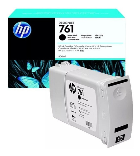 Tinta Hp 761 Cm991a Matte Black 400ml Dj T7100/t7200 Origina