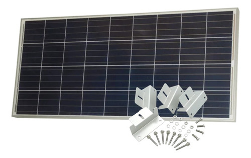 Panel Solar Casa 160w Policristalino Con Soportes Enertik