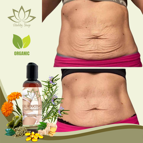 Gel Reductivo Quemagrasa Reafirmante Anticelulitis Café Verd Gel Reductor Reafirmante
