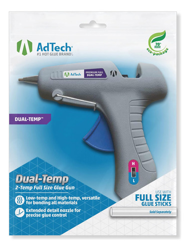 Pistola Adtech 0453 De Pegamento Caliente De Doble Temperatu