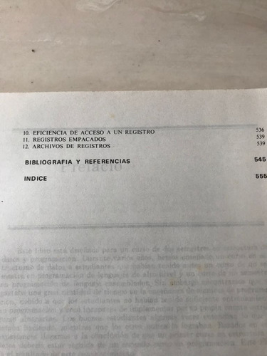 Estructura De Datos En Pascal Tenenbaum Y Augenstein (Usado)