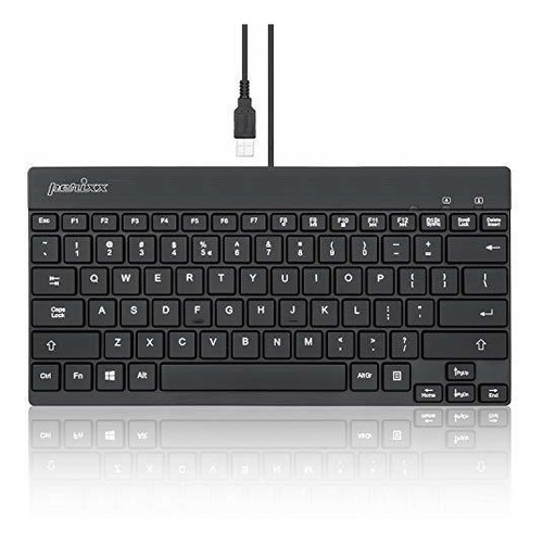  Periboard-326 Mini Teclado Usb Retroiluminado Con Cable Con