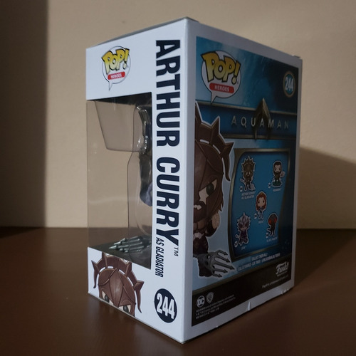 Funko Pop! Heroes Aquaman Arthur Curry As Gladiator #244 (Usado)