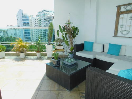 Imagen 5 de 30 de Hermoso Penthouse En Urbanizacion Real, Precio De Alquiler Amueblado Us$3,500.00