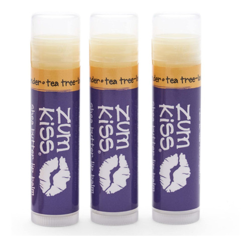 Zum Tea Tree-lavender Kiss Stick (paquete De 3) Con Aceite D
