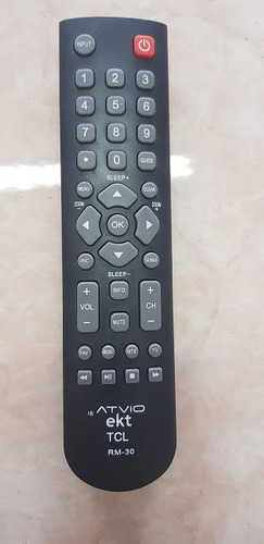 Control Atvio Ekt Tcl Tv Rc320 W32-d12s Rm-30 Jh-11370-4