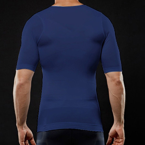 Camiseta De Compresión Para Hombre Body Shaper Slimming Bell 