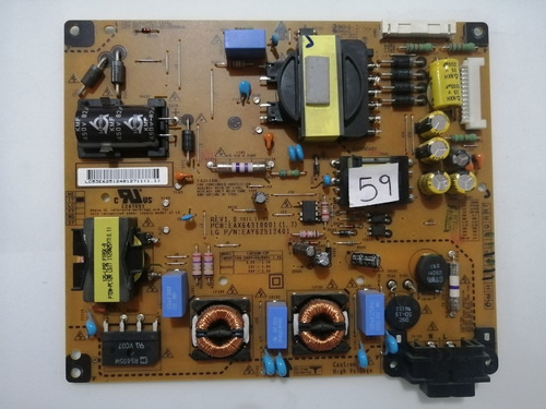 59. Fuente De Poder Eay62512401 Tv LG 32lm6200 32ls5700 (Usado)