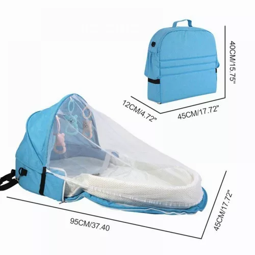 Carpa Cama Cuna Mosquitero Bebe - Plegable - Portátil - $ 75,00