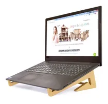 Comprar Soporte Apoya Notebook Atril Madera Laptop Portatil Stand