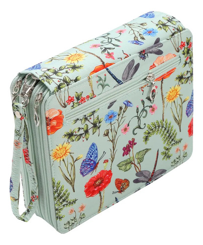 Zl Estuche De Lápices De Colores, Bolsa Multifuncional Verde