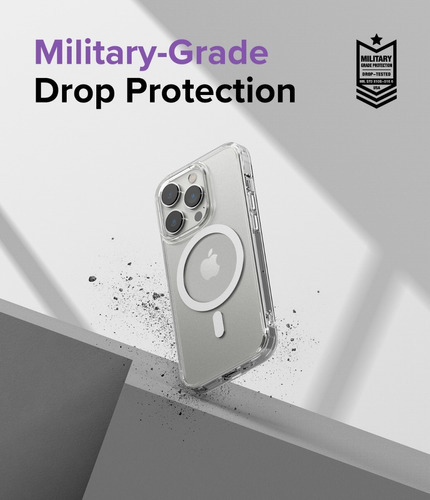 Funda Ringke Fusion Magnetic Para iPhone 14 Pro Max 6.7 Mags Color Clear Matte (transparente Matte) iPhone 14 Pro Max 6,7