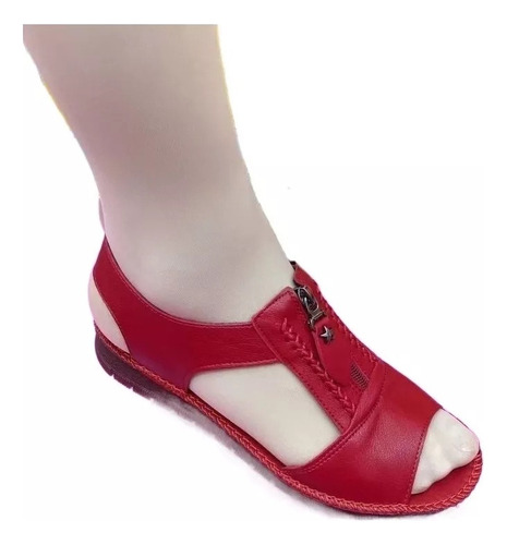 2023 Soft Leather Soft Sole Flat Sandals For Women