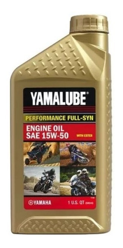 Aceite Yamalube Full Syntethic Racing 15w-50 Panella Motos