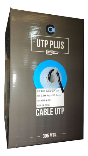 Imagen 3 de 6 de Bobina Cable Utp 305m Cat6 Net Quality Exterior Gigabit Red