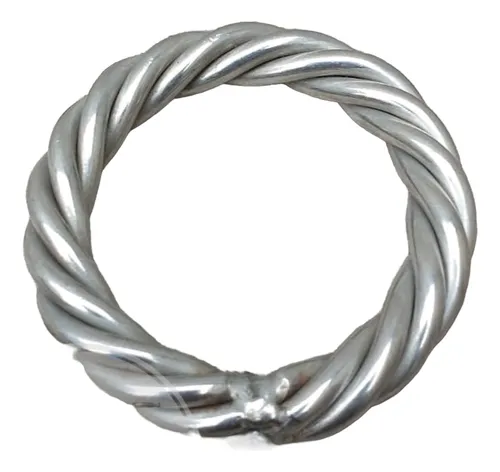 comprar Argollas Retorcidas De Acero Inoxidable 28mm