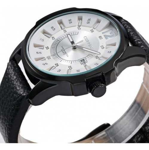 Relógio Masculino Curren Original Com Pulseira De Couro Nota
