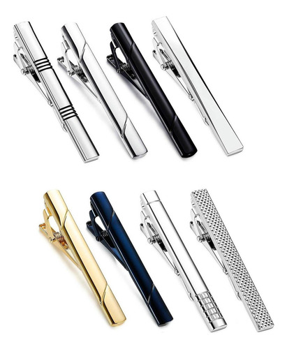8 Clips De , De Barra De For Hombre, Broche De , Alfiler De