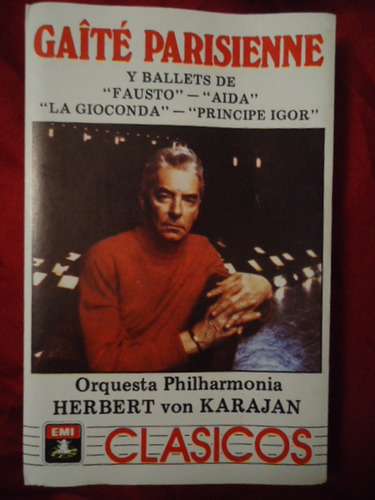 Cassette Herbert Von Karajan Gaité Parisienne