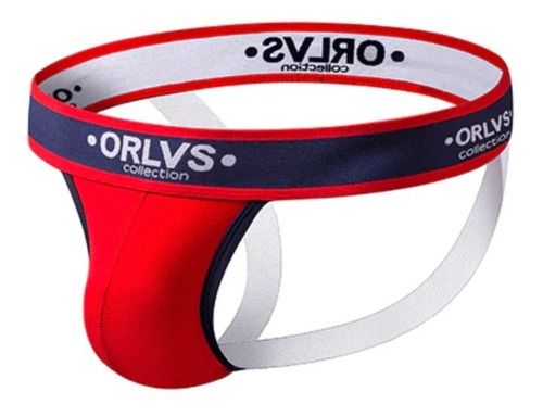 Orlvs Trusa Jockstrap Deportivo Gym Club Soft Algodón Hombre