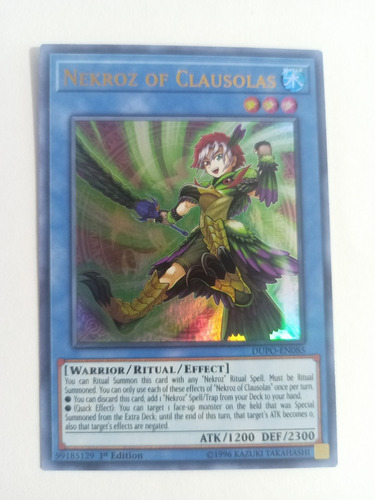 Nekroz Of Clausolas - Ultra Rare    Dupo