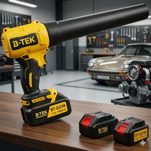 Soprador Turbo Boost Industrial Profissional 2 Bateria Forte Conf Imagem Bateria