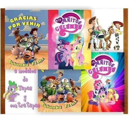 Kit Libritos Pintar My Little Pony Toy Story Souvenir S208