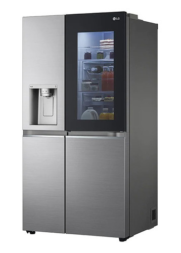 Refrigerador LG Side By Side Ls66sxsc  Instaview Inv Albion Color Plateado