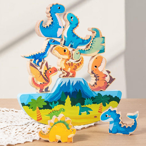 Bloques De Madera Balance Game Sensory Educational Animal