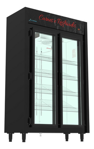 Expositor Carnes 2 Portas Kofisa Ar Forçado Led 890l