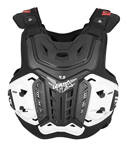 Chaleco Protector De Pecho Negro Motocross Xxl, Marca Leatt