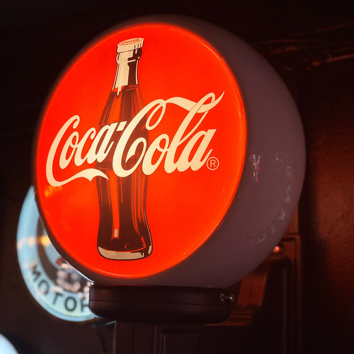 Bochas De Surtidores De Combustible Antiguo Coca Cola Bo-64