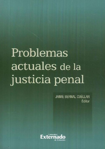 Libro Problemas Actuales De La Justicia Penal De Jaime Berna