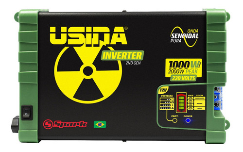 Inversor Tensão Senoidal Usina Inverter 1000w 12 Volts 110v