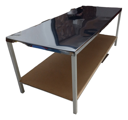 Mesa Inox Para Panadería 220 X90 Súper Firmes