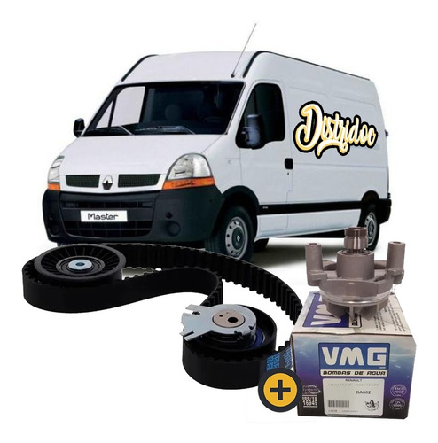 Kit Distribucion Renault Master G9u 2.5 Turbo C/bomba