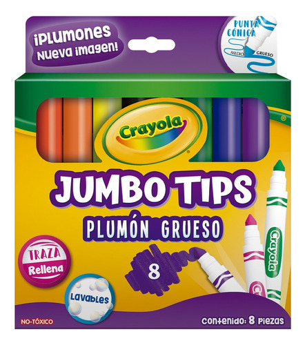 Marcador Clasicos Crayola 8 Pza