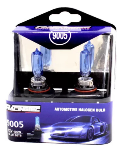 Juego De Focos Halógeno Tipo Xenón 9005 12v 100w 2pzas Ds