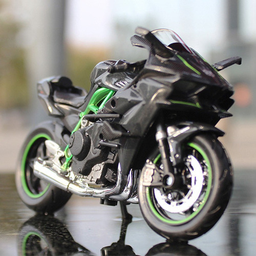 Modelo De Juguete Maisto 1:18 Kawasaki Ninja H2r Para Motoc