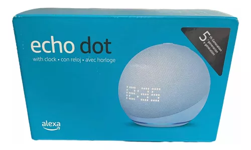 Bocina Asistente de Voz Alexa  Echo Dot 5ta Gen Azul Echo