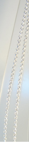 Imagen 5 de 9 de Cadena Plata 925 Roló 60cm 3mm Grosor Garantía