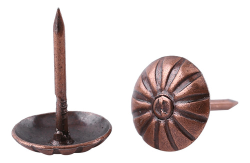 100 Clavos Decorativos Para Tapicería Vintage, Color Bronce