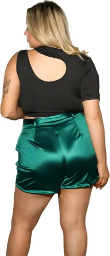 Short De Fiesta Moda Mujer Talles Grandes - Tis Ind
