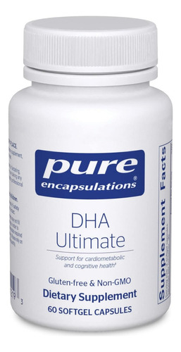 Dha Ultimate Pure Encapsulations 60 Softgel