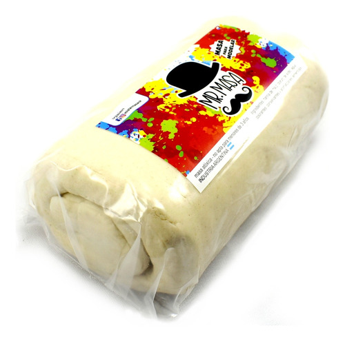 Masa Para Modelar Blanco X1 Kilo Mr Masa Plastilina Infantil