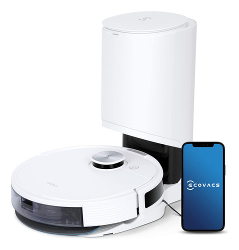 Ecovacs Deebot N10 Plus - Combo De Robot Aspirador Y Trapea. Color Blanco